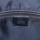 GUCCI GG Supreme Hand Bag PVC Black 322072 Auth ep12169-15