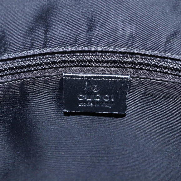 GUCCI GG Supreme Hand Bag PVC Black 322072 Auth ep12169
