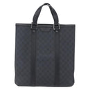 GUCCI GG Supreme Hand Bag PVC Black 322072 Auth ep12169-2