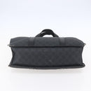 GUCCI GG Supreme Hand Bag PVC Black 322072 Auth ep12169-9