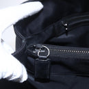 FENDI Tote Bag Nylon Black Silver Auth ep12172-15