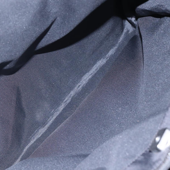 FENDI Tote Bag Nylon Black Silver Auth ep12172