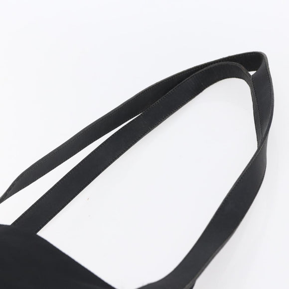 FENDI Tote Bag Nylon Black Silver Auth ep12172