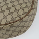 GUCCI GG Supreme Shoulder Bag PVC Beige Gold Auth ep12173-12