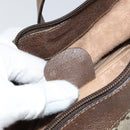 GUCCI GG Supreme Shoulder Bag PVC Beige Gold Auth ep12173-22