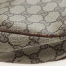 GUCCI GG Supreme Schoudertas PVC Beige Goud Auth ep12173-15