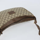 GUCCI GG Supreme Shoulder Bag PVC Beige Gold Auth ep12173-6