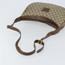 GUCCI GG Supreme Shoulder Bag PVC Beige Gold Auth ep12173-7