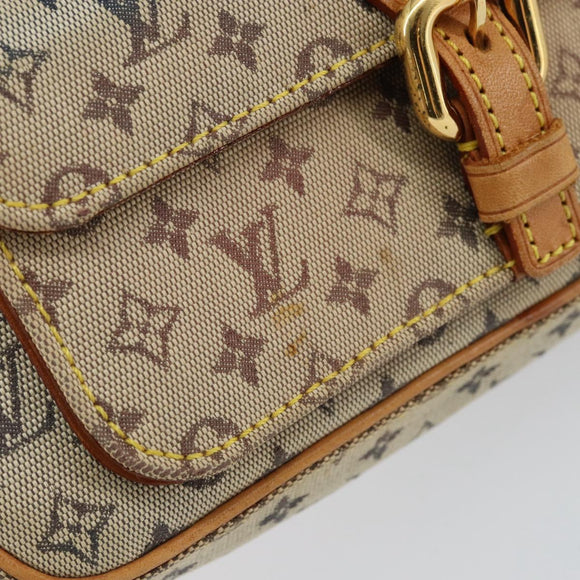 LOUIS VUITTON Monogram Mini Juliet MM Shoulder Bag Blue M92004 LV Auth ep12176