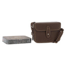 GUCCI Cigar Case Shoulder Bag Leather Brown Auth ep12178-1