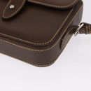 GUCCI Cigar Case Shoulder Bag Leather Brown Auth ep12178-11