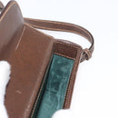 GUCCI Cigar Case Shoulder Bag Leather Brown Auth ep12178-18