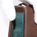 GUCCI Cigar Case Shoulder Bag Leather Brown Auth ep12178-19
