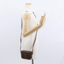 GUCCI Cigar Case Shoulder Bag Leather Brown Auth ep12178-28