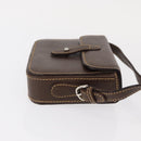 GUCCI Cigar Case Shoulder Bag Leather Brown Auth ep12178-4