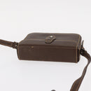 GUCCI Cigar Case Shoulder Bag Leather Brown Auth ep12178-6