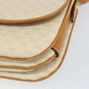 GUCCI Micro GG Supreme Shoulder Bag PVC Ivory Gold 001 406 1780 Auth ep12179-10