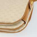 GUCCI Micro GG Supreme Shoulder Bag PVC Ivory Gold 001 406 1780 Auth ep12179-12