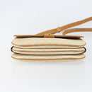 GUCCI Micro GG Supreme Shoulder Bag PVC Ivory Gold 001 406 1780 Auth ep12179-9