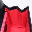 GUCCI Hand Bag Leather 2way Gold Black 000 406 0258 Auth ep12180V-23