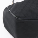 GUCCI GG Canvas Shoulder Bag Outlet Black Gold 257268 Auth ep12181-14
