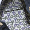 GUCCI GG Canvas Shoulder Bag Outlet Black Gold 257268 Auth ep12181-10