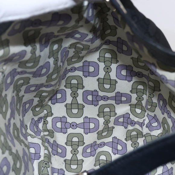 GUCCI GG Canvas Shoulder Bag Outlet Black Gold 257268 Auth ep12181