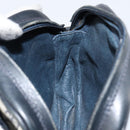 GUCCI GG Supreme Shoulder Bag PVC Navy Gold Auth ep12182-18