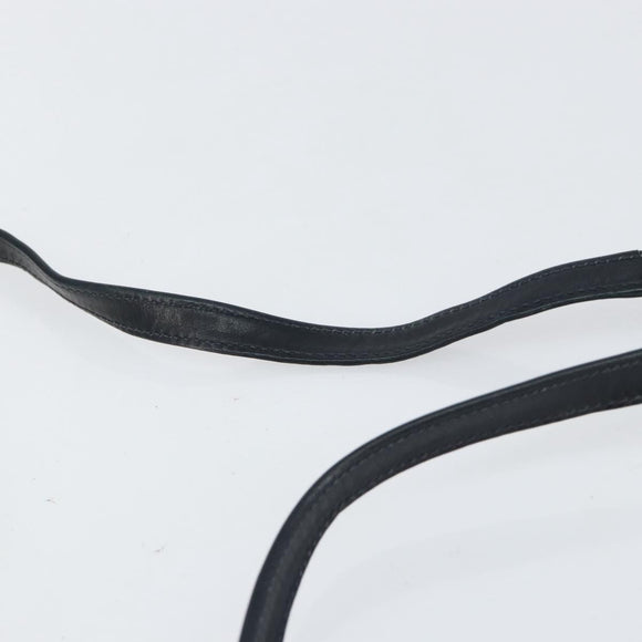 GUCCI GG Supreme Shoulder Bag PVC Navy Gold Auth ep12182