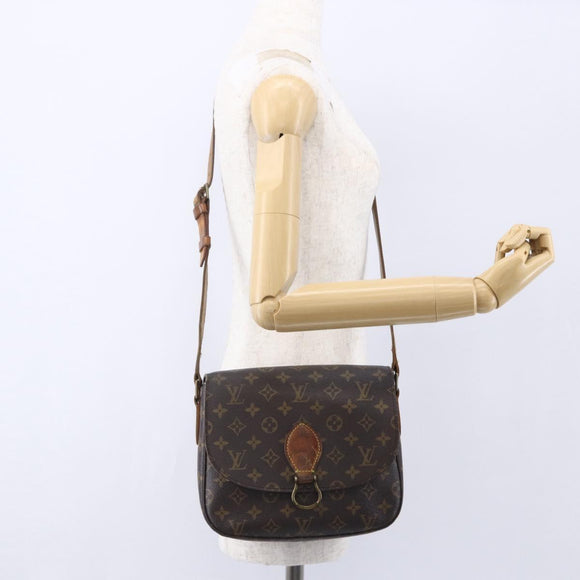 LOUIS VUITTON Monogram Saint Cloud GM Shoulder Bag M51242 LV Auth ep12183