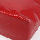 LOUIS VUITTON Monogram Vernis Reade MM Hand Bag Red Rouge M91086 LV Auth ep12185-15