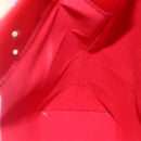 LOUIS VUITTON Monogram Vernis Reade MM Hand Bag Red Rouge M91086 LV Auth ep12185-19