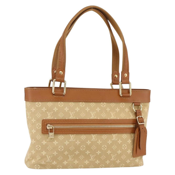 LOUIS VUITTON Monogram Mini Lucille PM Hand Bag Beige M92684 LV Auth ep12187V