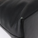 GUCCI Bamboo Hand Bag Leather 2way Black Gold 002 3754 0508 Auth ep12188-18