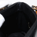 GUCCI Bamboo Hand Bag Leather 2way Black Gold 002 3754 0508 Auth ep12188-23