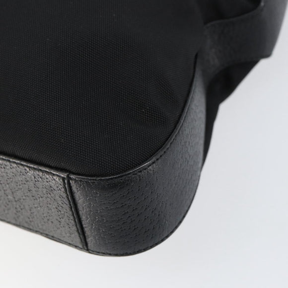 GUCCI Shoulder Bag Nylon Black Silver 001 3305 Auth ep12191