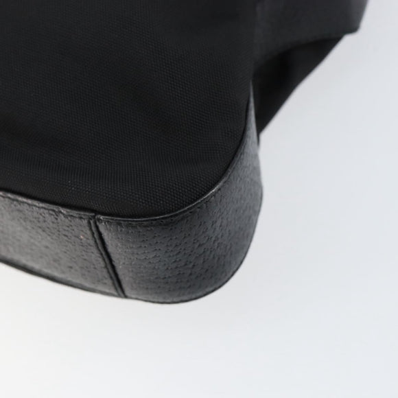 GUCCI Shoulder Bag Nylon Black Silver 001 3305 Auth ep12191