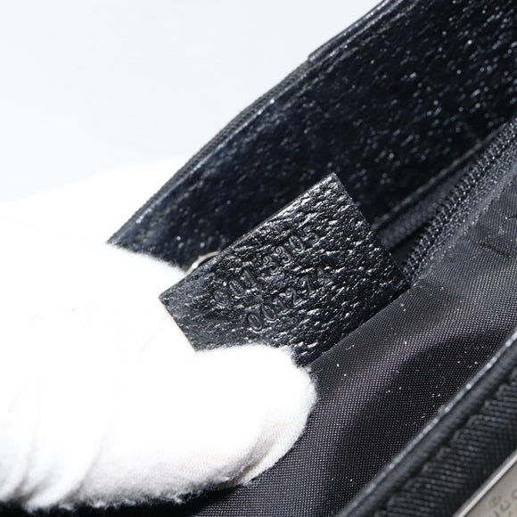 GUCCI Shoulder Bag Nylon Black Silver 001 3305 Auth ep12191