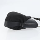 GUCCI Shoulder Bag Nylon Black Silver 001 3305 Auth ep12191-4