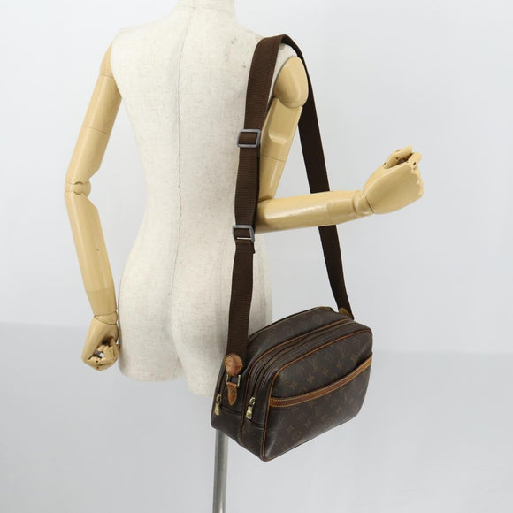 LOUIS VUITTON Monogram Reporter PM Shoulder Bag M45254 LV Auth ep12192