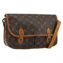LOUIS VUITTON Monogram Gibeciere MM Shoulder Bag M42247 LV Auth ep12193-1