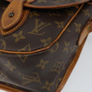 LOUIS VUITTON Monogram Gibeciere MM Shoulder Bag M42247 LV Auth ep12193-10