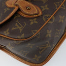 LOUIS VUITTON Monogram Gibeciere MM Shoulder Bag M42247 LV Auth ep12193-11