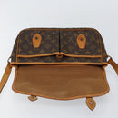 LOUIS VUITTON Monogram Gibeciere MM Shoulder Bag M42247 LV Auth ep12193-16
