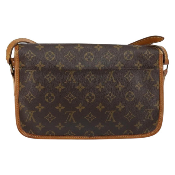 LOUIS VUITTON Monogram Gibeciere MM Shoulder Bag M42247 LV Auth ep12193