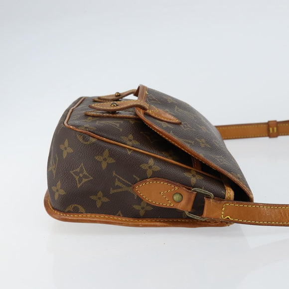 LOUIS VUITTON Monogram Gibeciere MM Shoulder Bag M42247 LV Auth ep12193