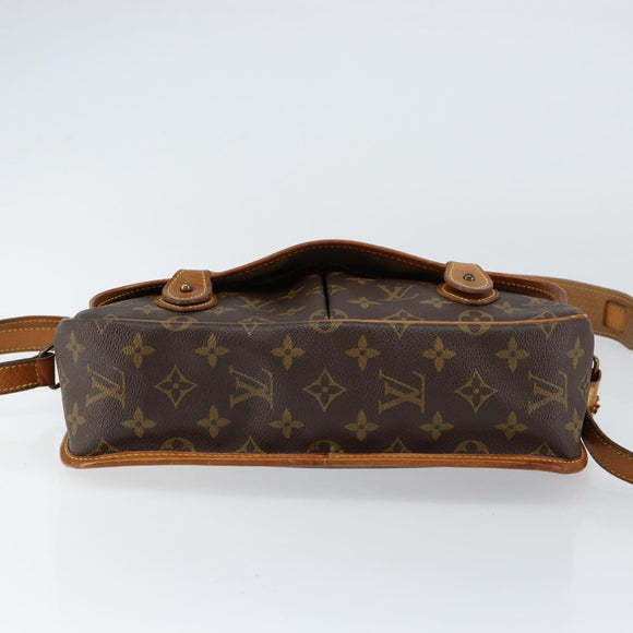 LOUIS VUITTON Monogram Gibeciere MM Shoulder Bag M42247 LV Auth ep12193