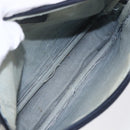 GUCCI GG Supreme Shoulder Bag PVC Navy Gold 97 02 068 Auth ep12195-16