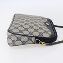 GUCCI GG Supreme Shoulder Bag PVC Navy Gold 97 02 068 Auth ep12195-5