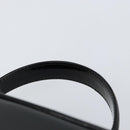 GUCCI Vanity Hand Bag Enamel Black Gold 000 2040 0323 Auth ep12198-8